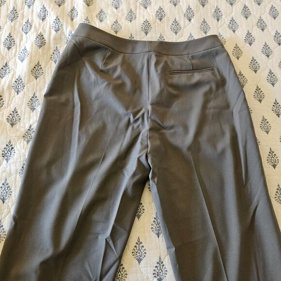 Lafayette 148 NY Gray Wool Career Trousers Size 6—Tailored, Modern, Elevated - Picture 7 of 12